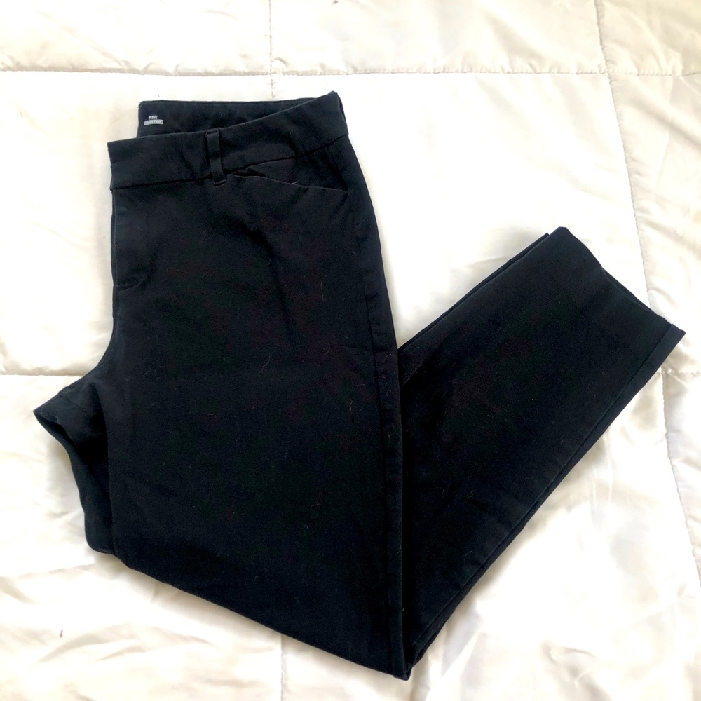 Black Pixie Ankle Pants - Old Navy